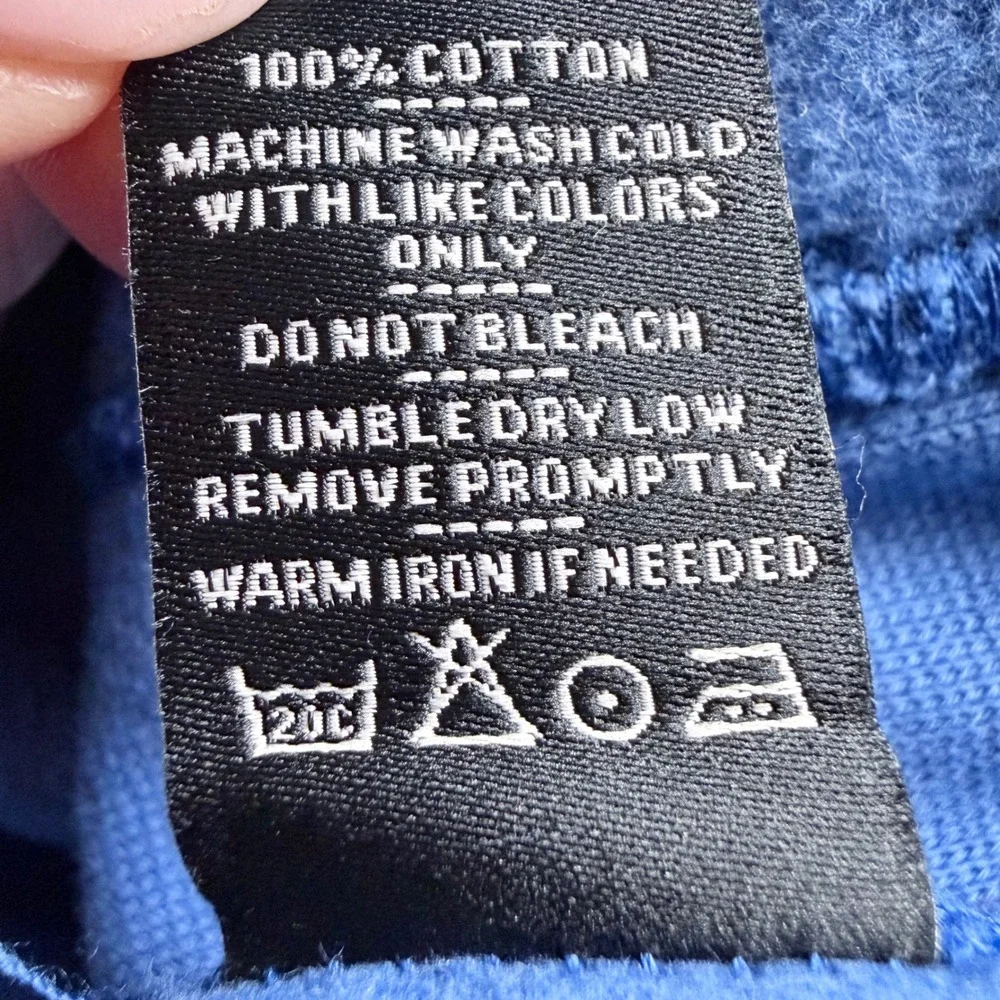 NWOT American Giant Men's Classic Pullover Hoodie Bright Cobalt Blue XXL - Picture 7 of 7